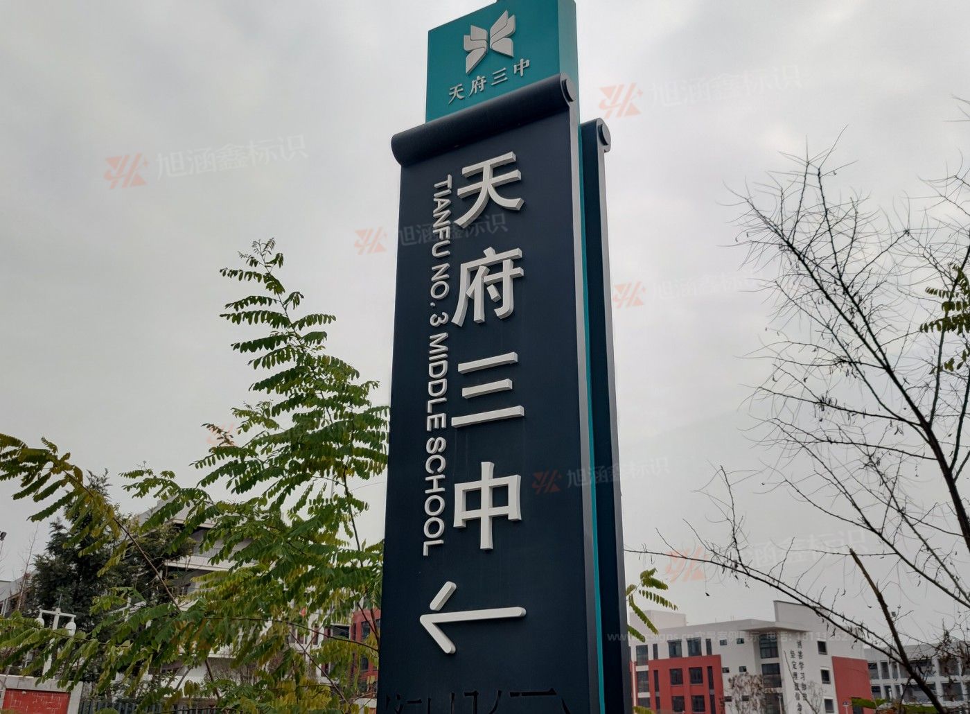 江西芒果景观标识源头工厂（赣州芒果金属有限公司）：<strong>江西学校标牌制作</strong>