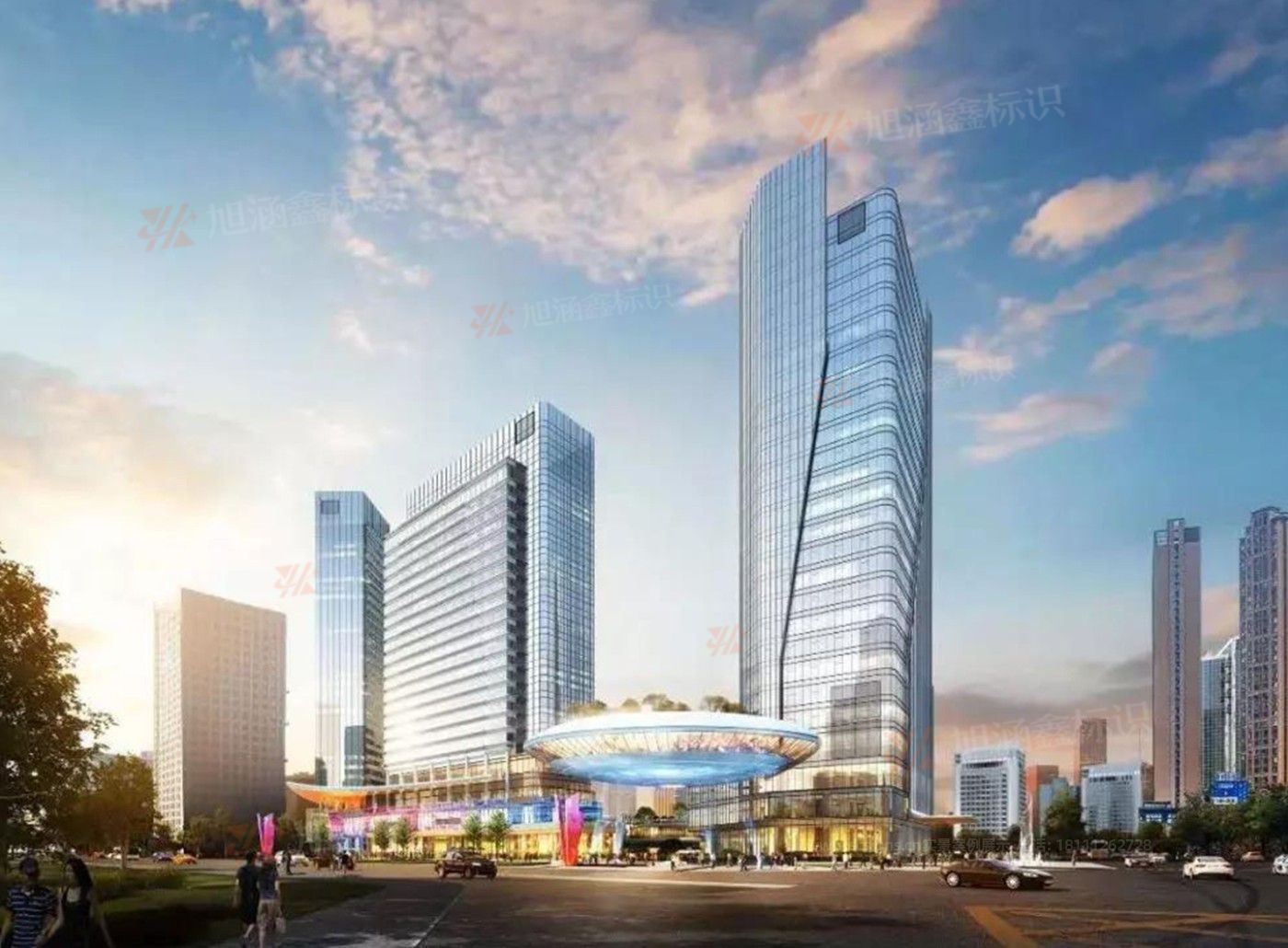 江西芒果景观标识源头工厂（赣州芒果金属有限公司）：<strong>港汇天地商场导视系统</strong>