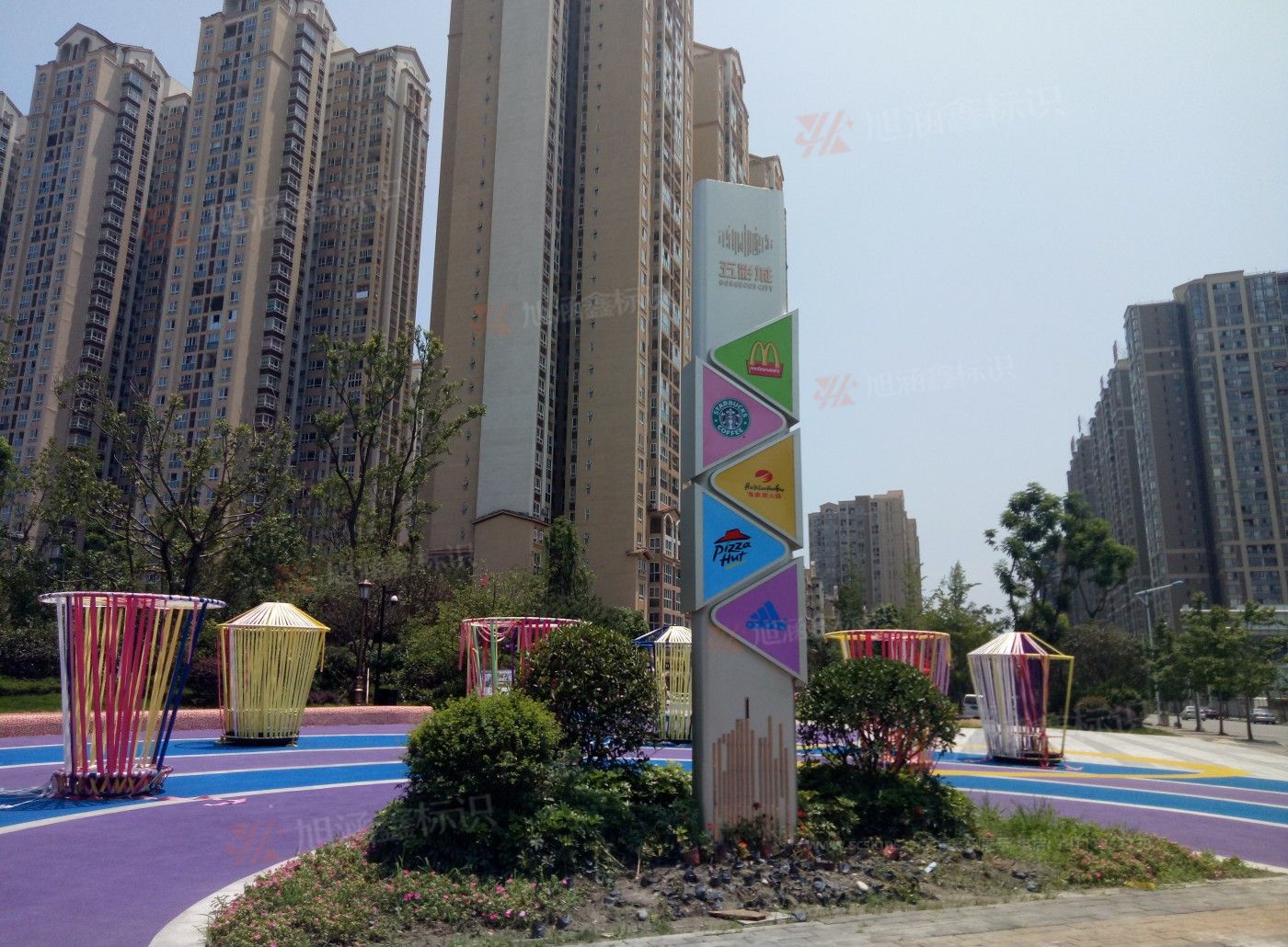 江西芒果景观标识源头工厂（赣州芒果金属有限公司）：<strong>售楼部标识制作</strong>